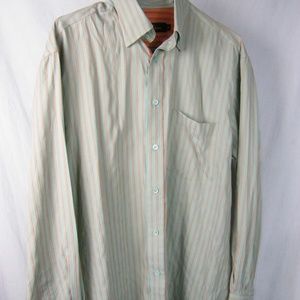 BUGATCHI UOMO Mens Long sleeve Shirt SZ Med EUC